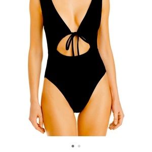 Women’s black one piece